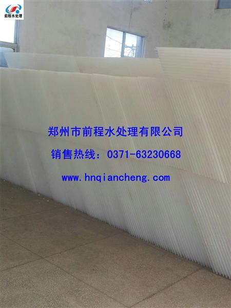 斜板填料施工現(xiàn)場